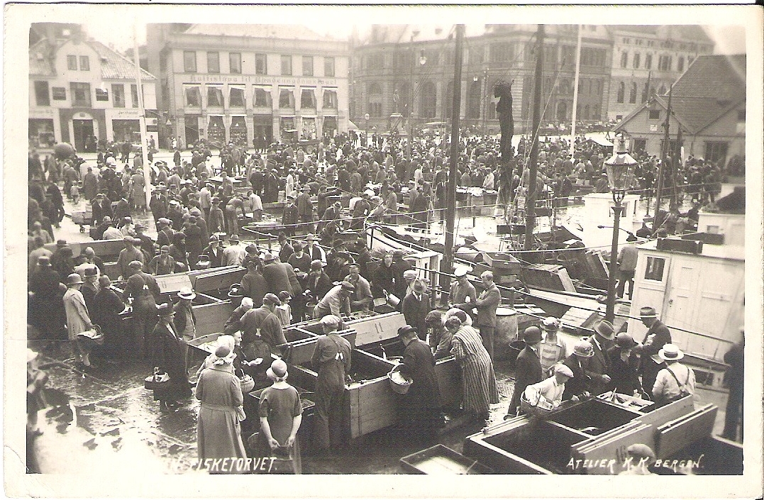 Bergen, Fisketorvet. K. Knudsen