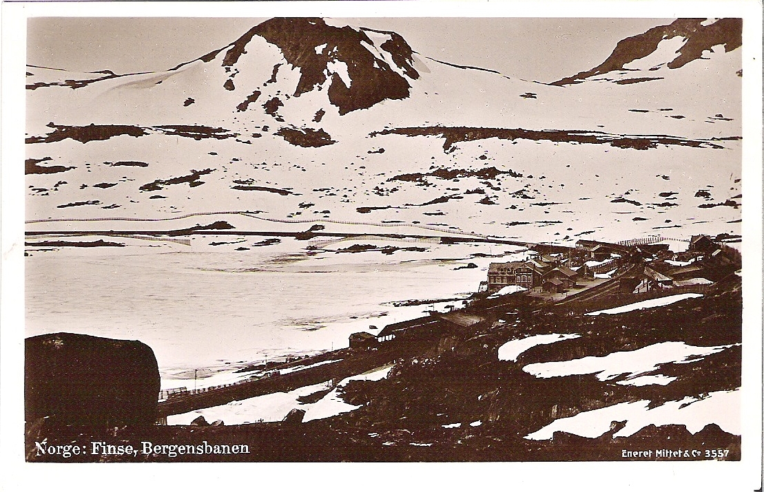 Finse, Bergensbanen. Mittet 3557