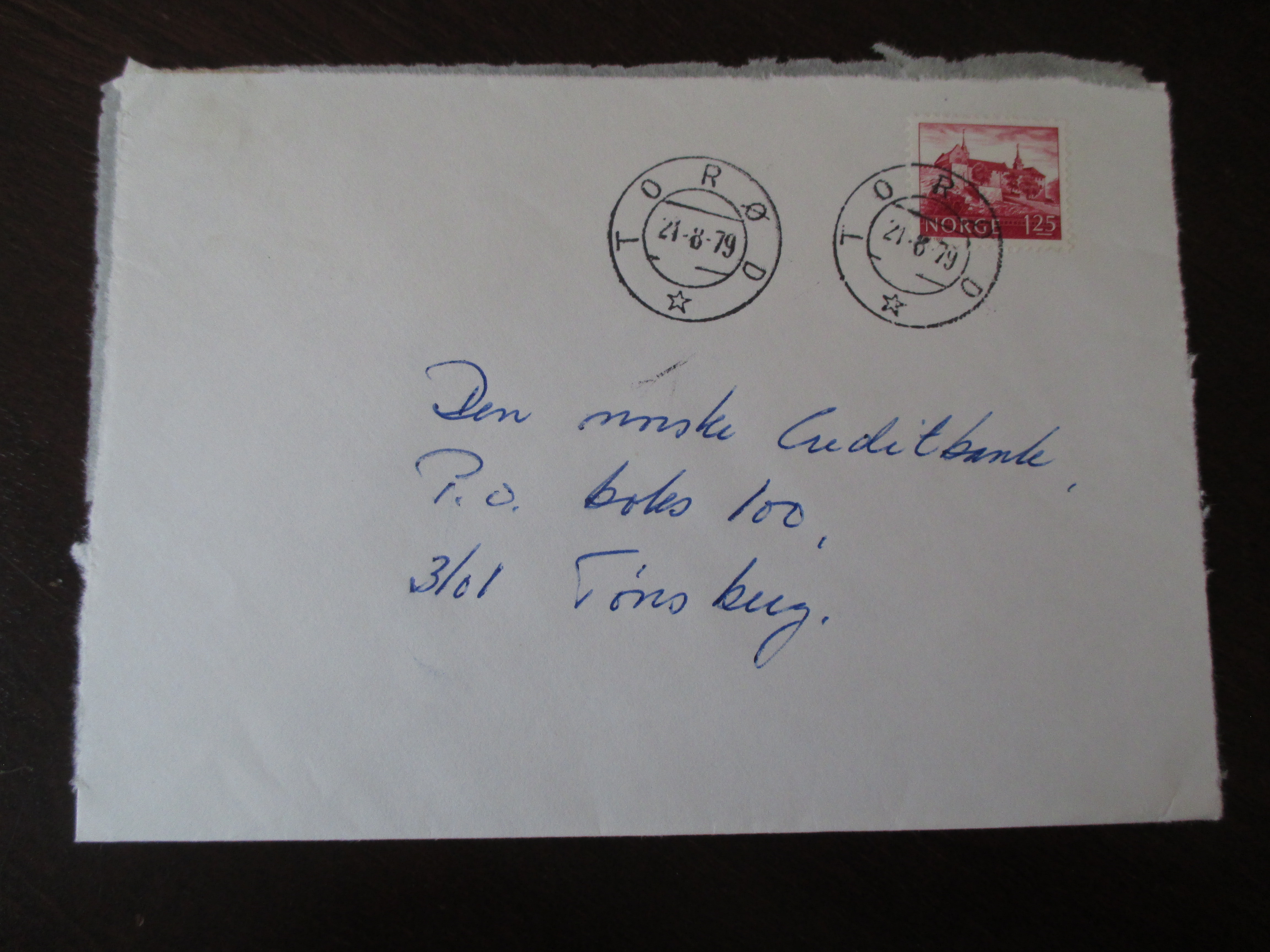 Brev st. Torød 21.08.1979. (TA)