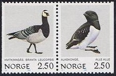 NK 931-32 I S 13 - Norske Fugler IV **
