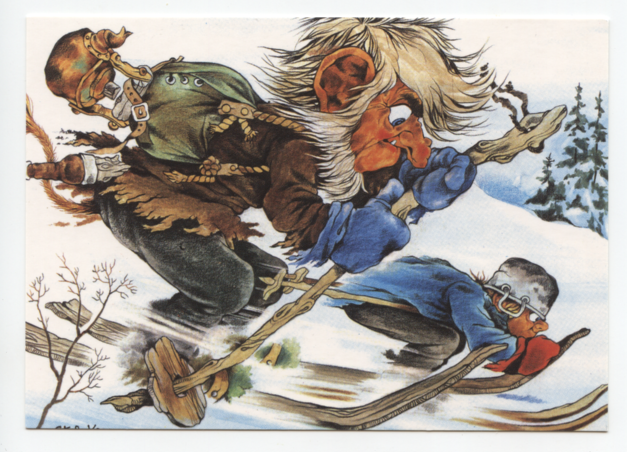 Troll på ski. Sturla Kaasa.