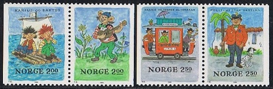NK 962-63+964-65 - Thorbjørn Egners eventyrverden **