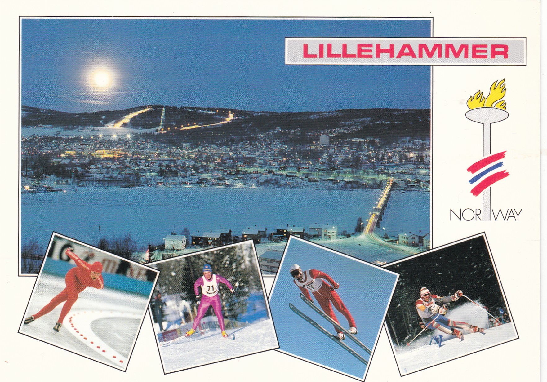 Lillehammer. 5-bilders ( Aune M-13863-1)
