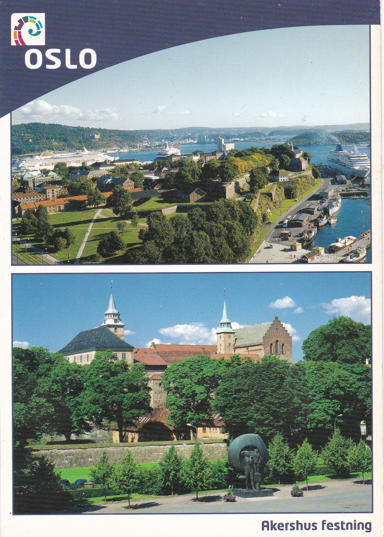 Akershus Festning, 2-bilders ( Normann Artnr B-840)