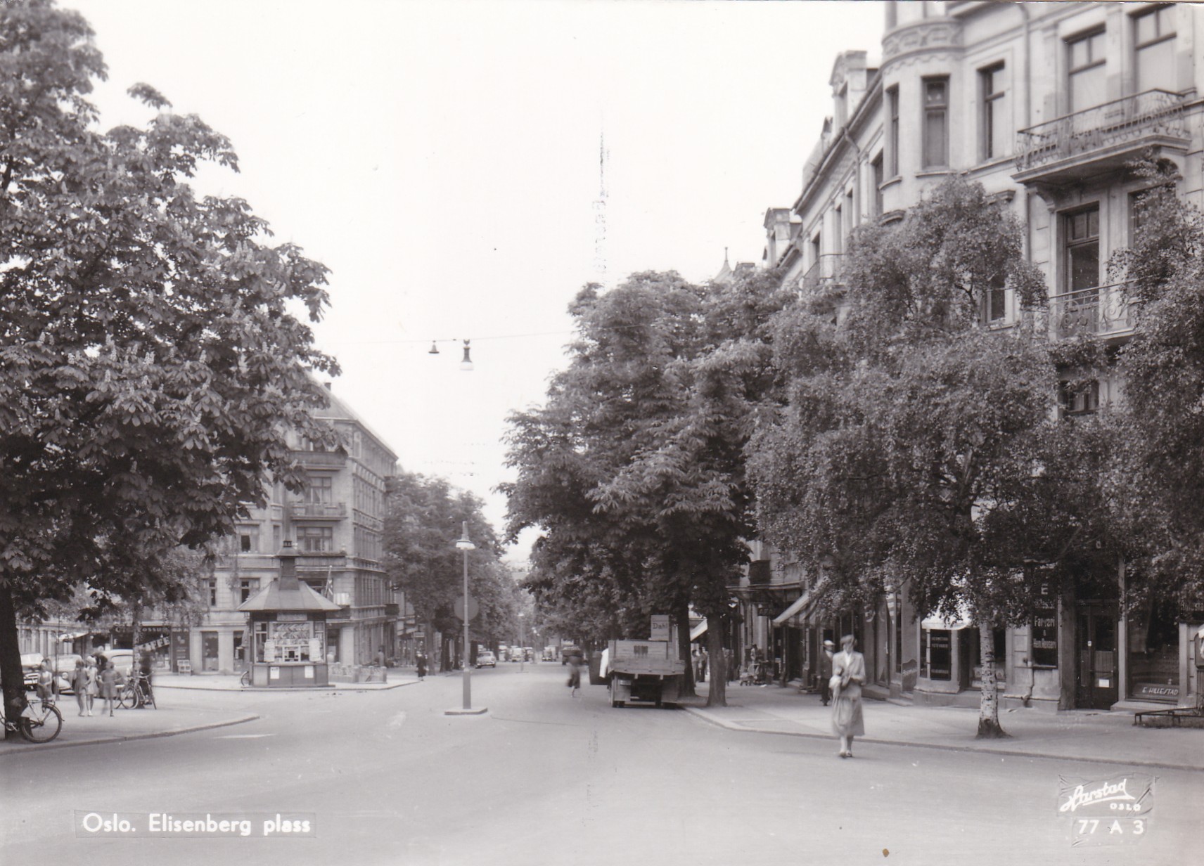 Oslo. Elisenberg plass ( Harstad 77 A 3)