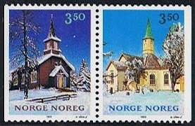 NK 1190-91 - Kirker i vinterdrakt **