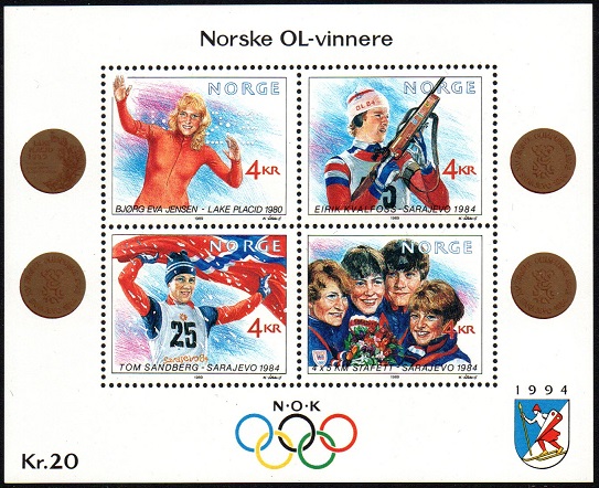 NK 1076-79 BL 11 - Norske Ol-vinnere I **