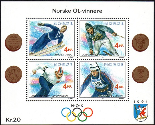 NK 1123-26 BL 15 - Norske OL-vinnere III **