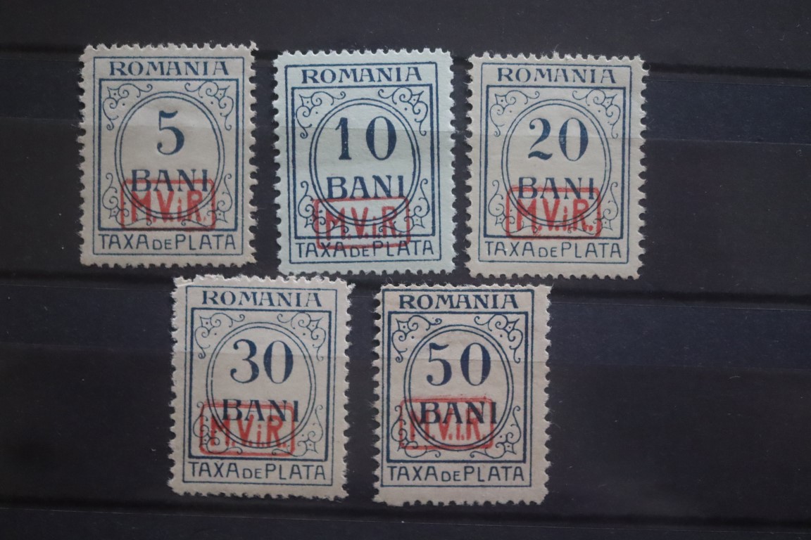 Bes./Omr. - Nr. 1-5  - AFA 4.800 NOK - ust.
