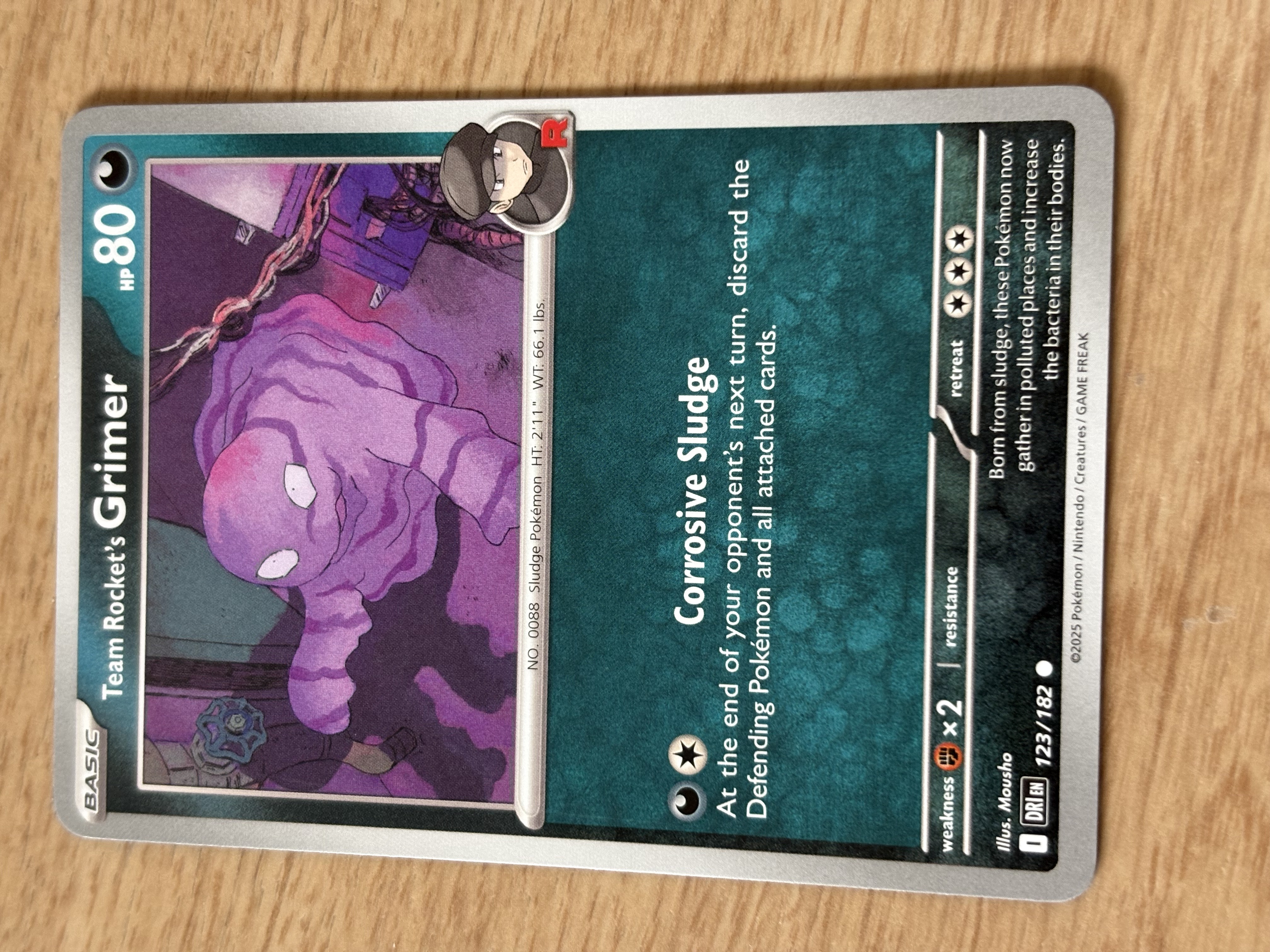 Team Rocket´s Grimer - 2025 - HP 80 - 123/182 - V
