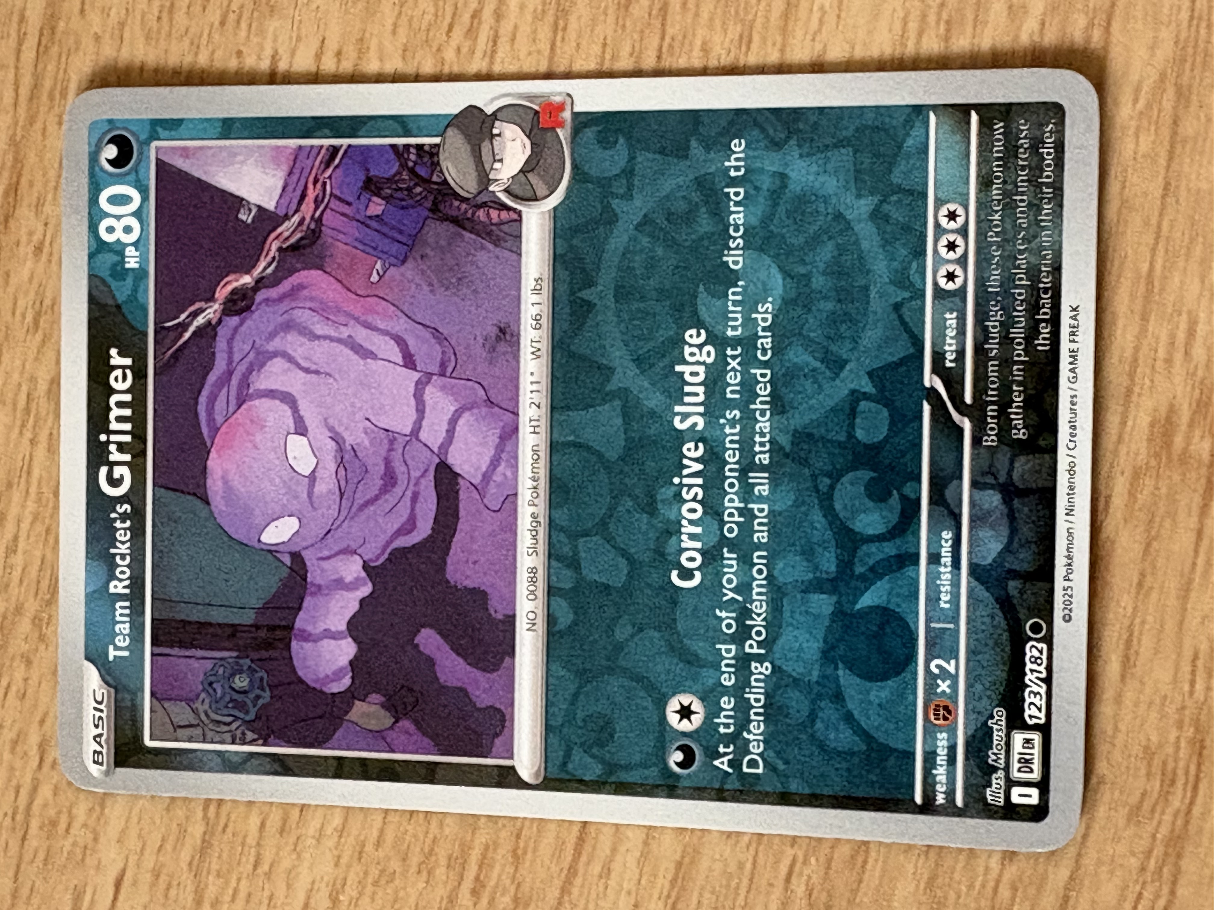 Team Rocket´s Grimer - 2025 - HP 80 - 123/182 - V
