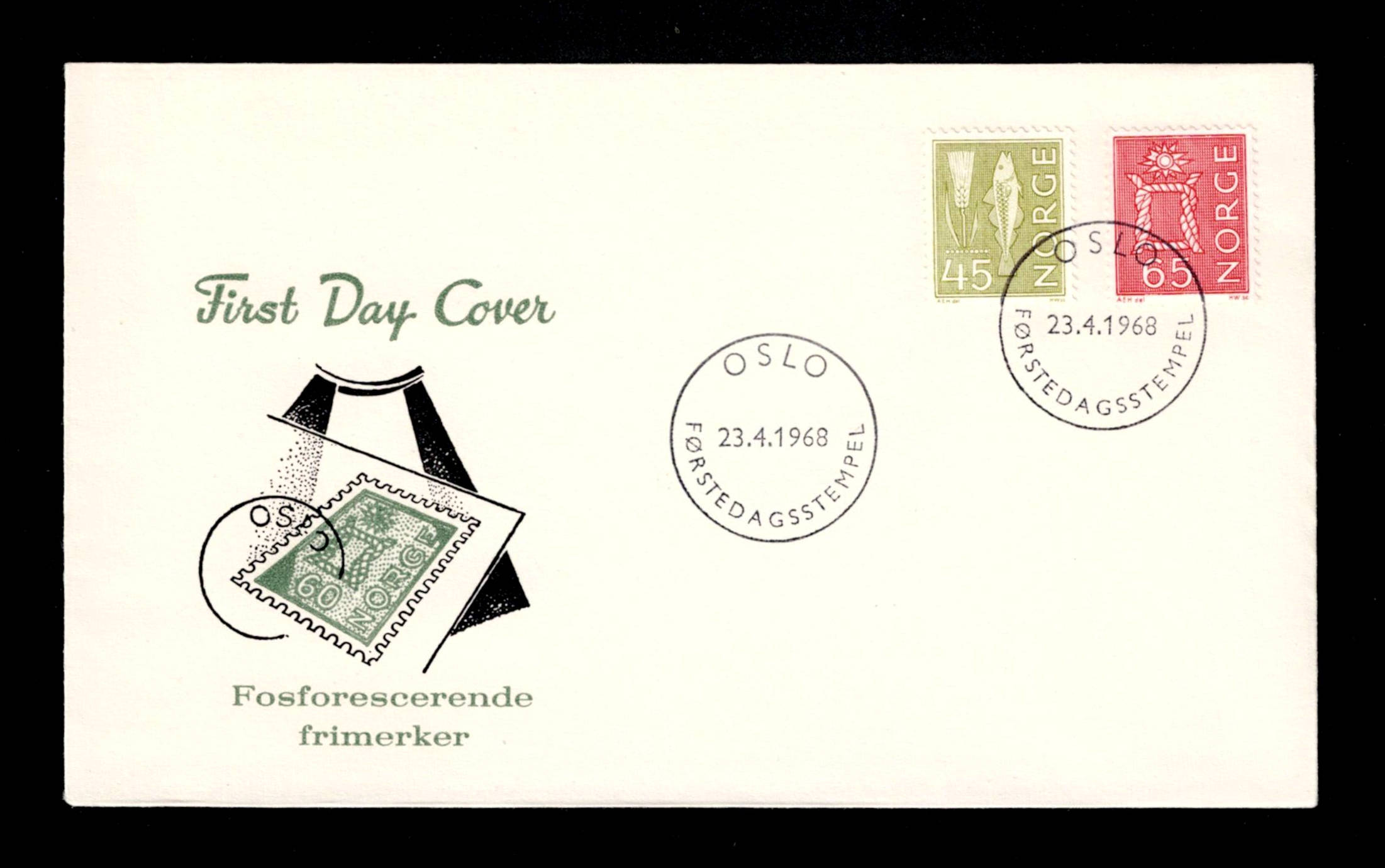 FDC 1968 NK604-605 Bruksmerker