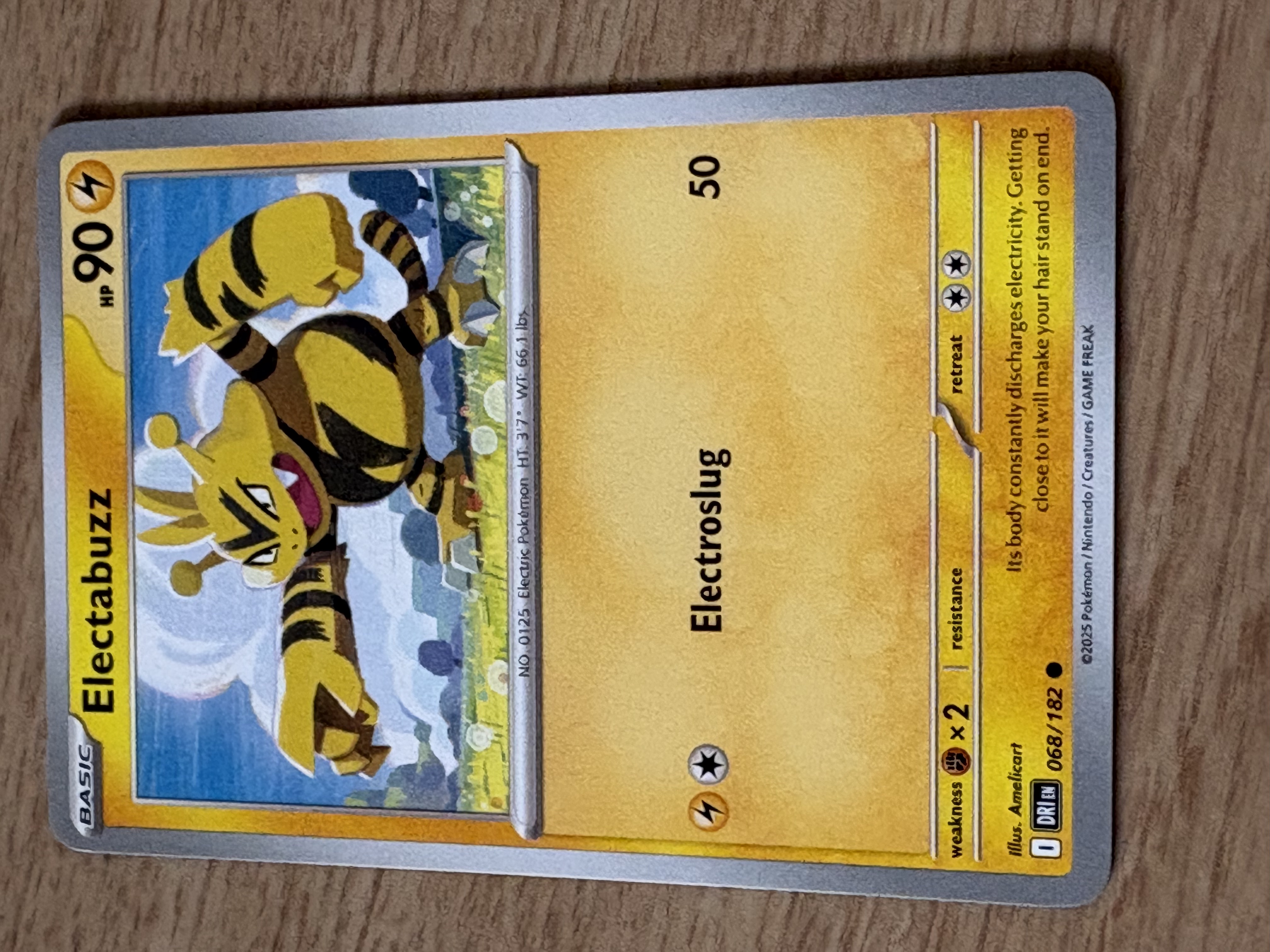 Electabuzz - 2025 - HP 90 - 068/182 - V