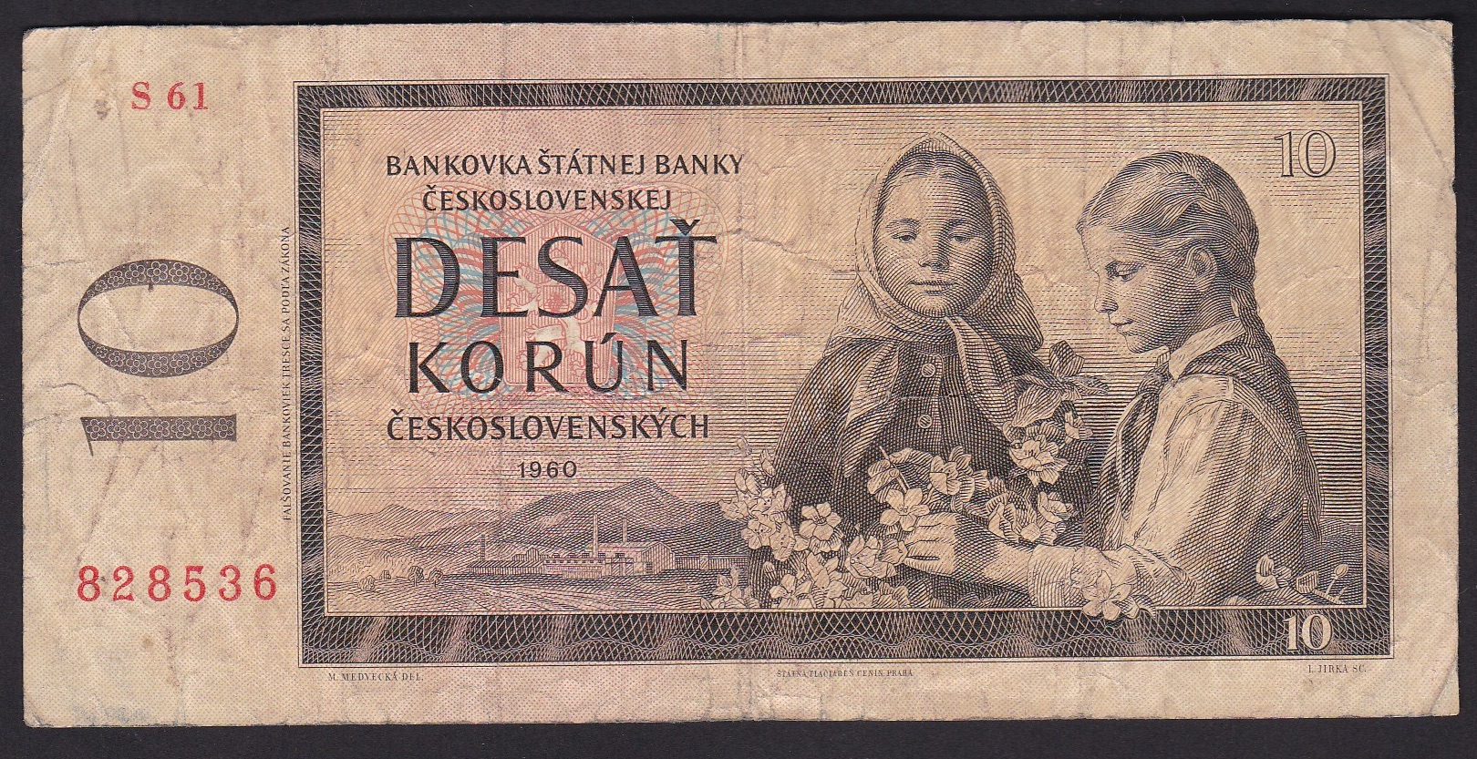 Tsjekkoslovakia . 1960. 10 Korun
