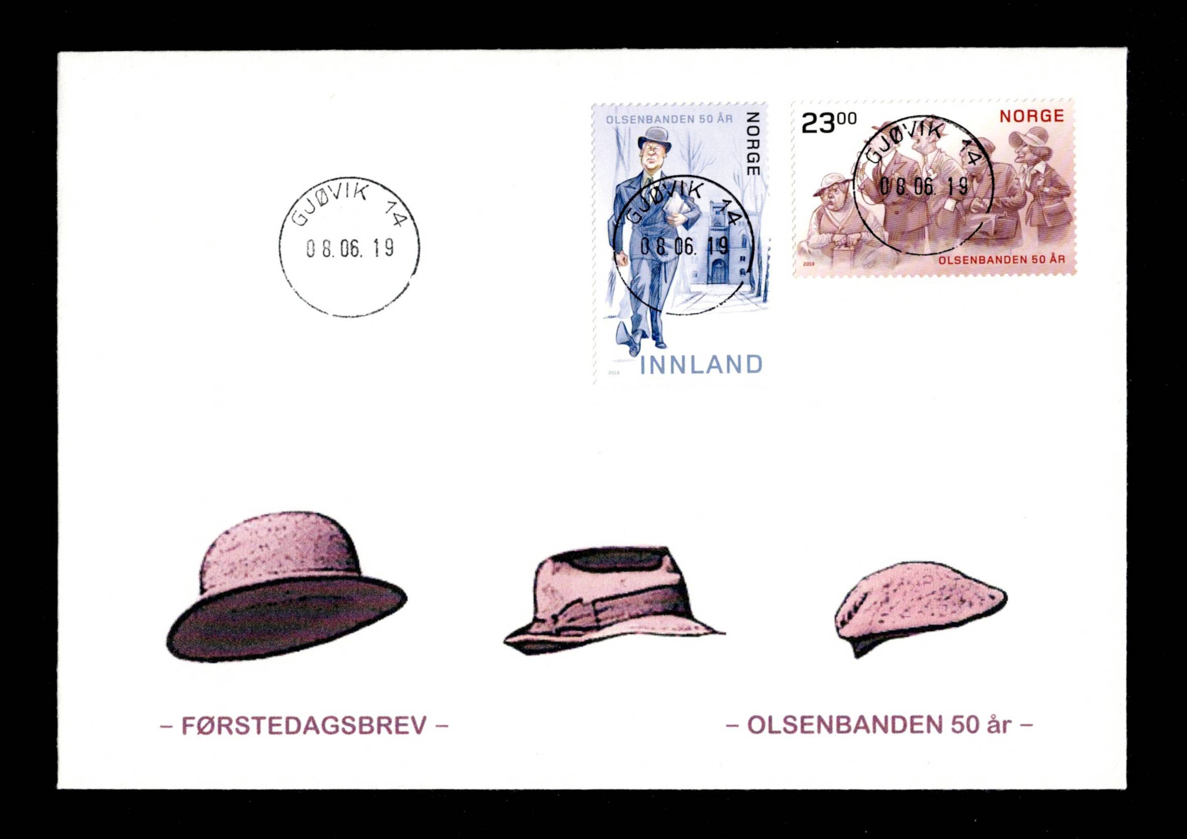 FDC 2019 NK2006-2007 GJØVIK vignet MP (kun få)