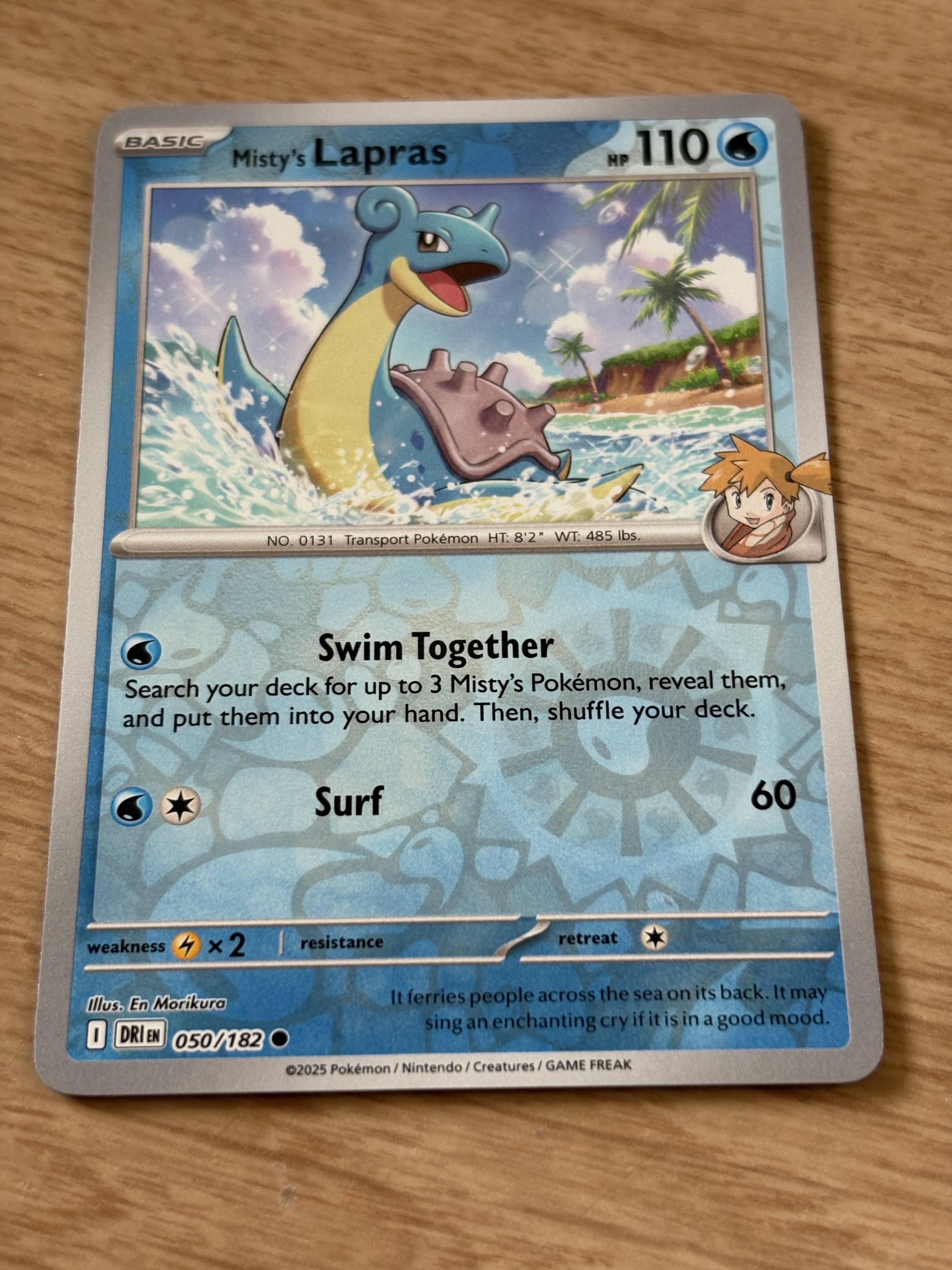 Misty´s Lapras - 2025 - HP 110 - 050/182 - V
