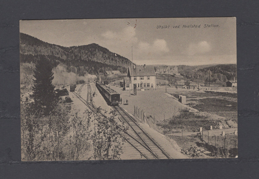 Hvalstad Station C.Normann 135 stmp 1911