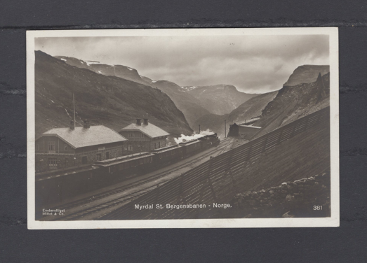 Myrdal stasjon. Mittet 381