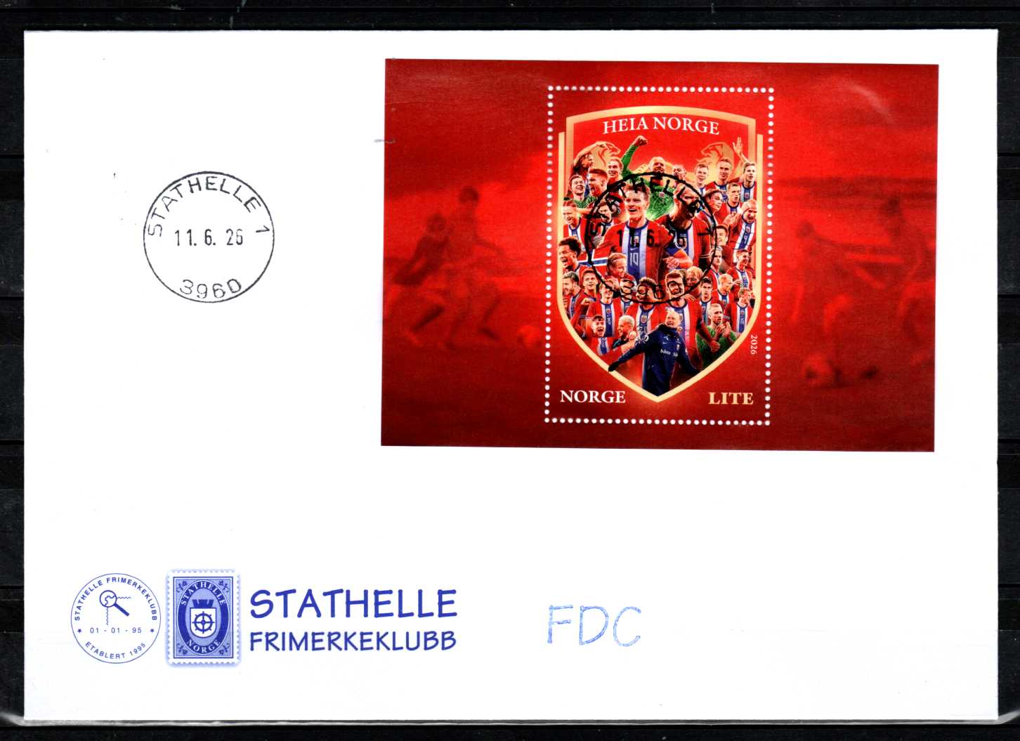 FDC HK 2162 stemplet Stathelle