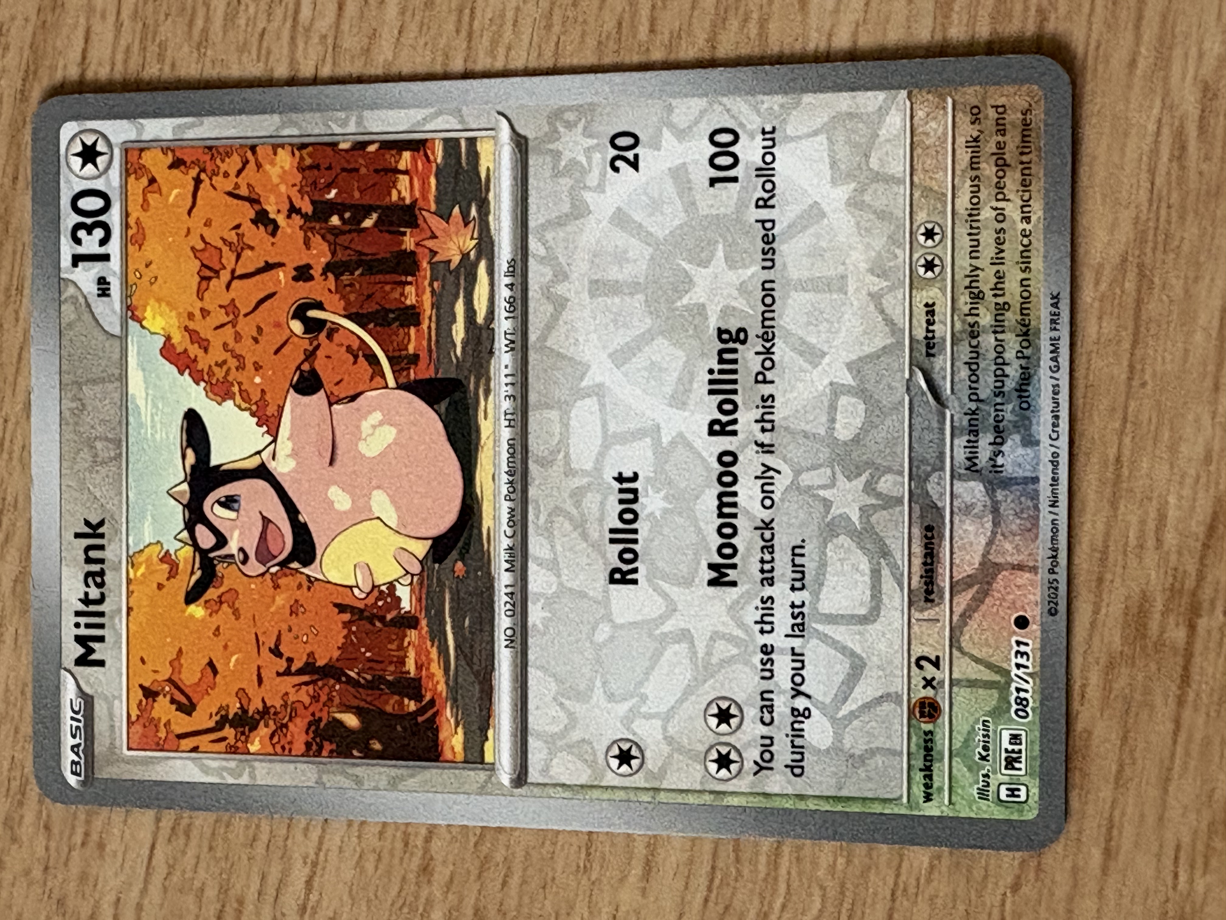 Miltank - 2025 - HP 130 - 081/131 - V