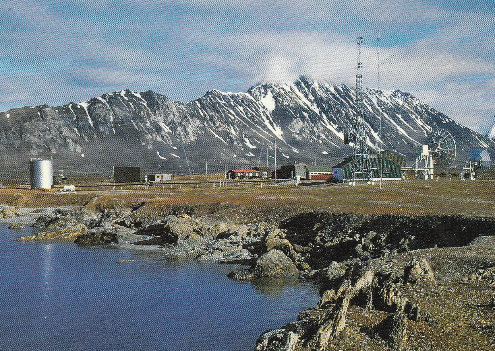 Svalbard - Spitsbergen - Spitzbergen . Isfjord Radio Kapp Linne . Grøndahl 56 Pstg