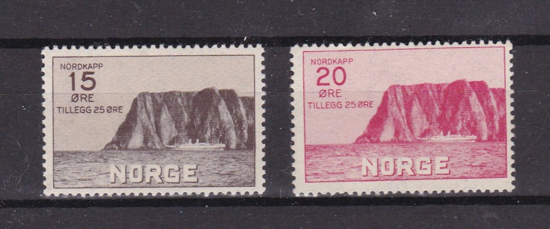 Nordkapp I ( NK 181 og 182) postfrisk