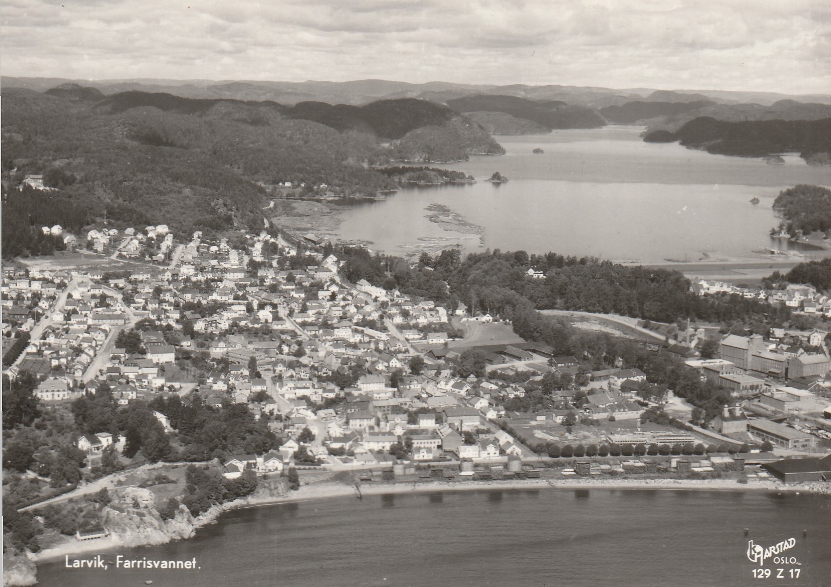 Larvik, Farrisvannet . Harstad 129 Z 17