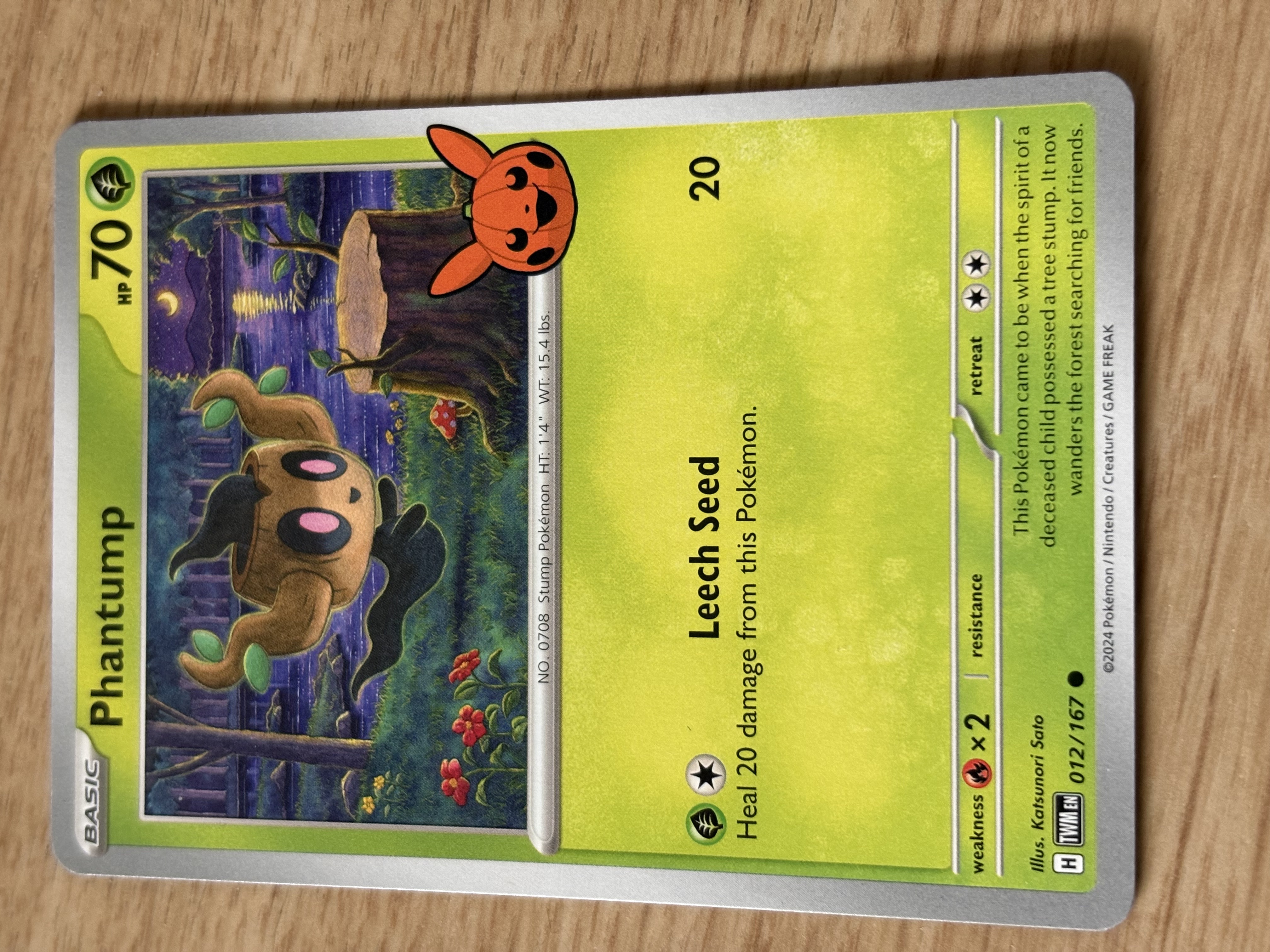 Phantump - 2024 - HP 70 - 012/167 - V