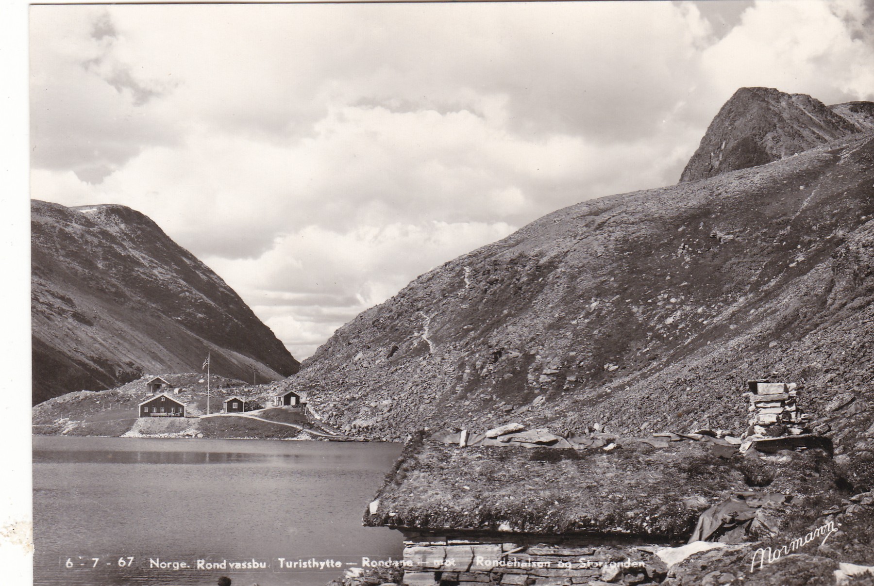 Rondvassbu Turisthytte, Rondane ( Normann 6-7-67)