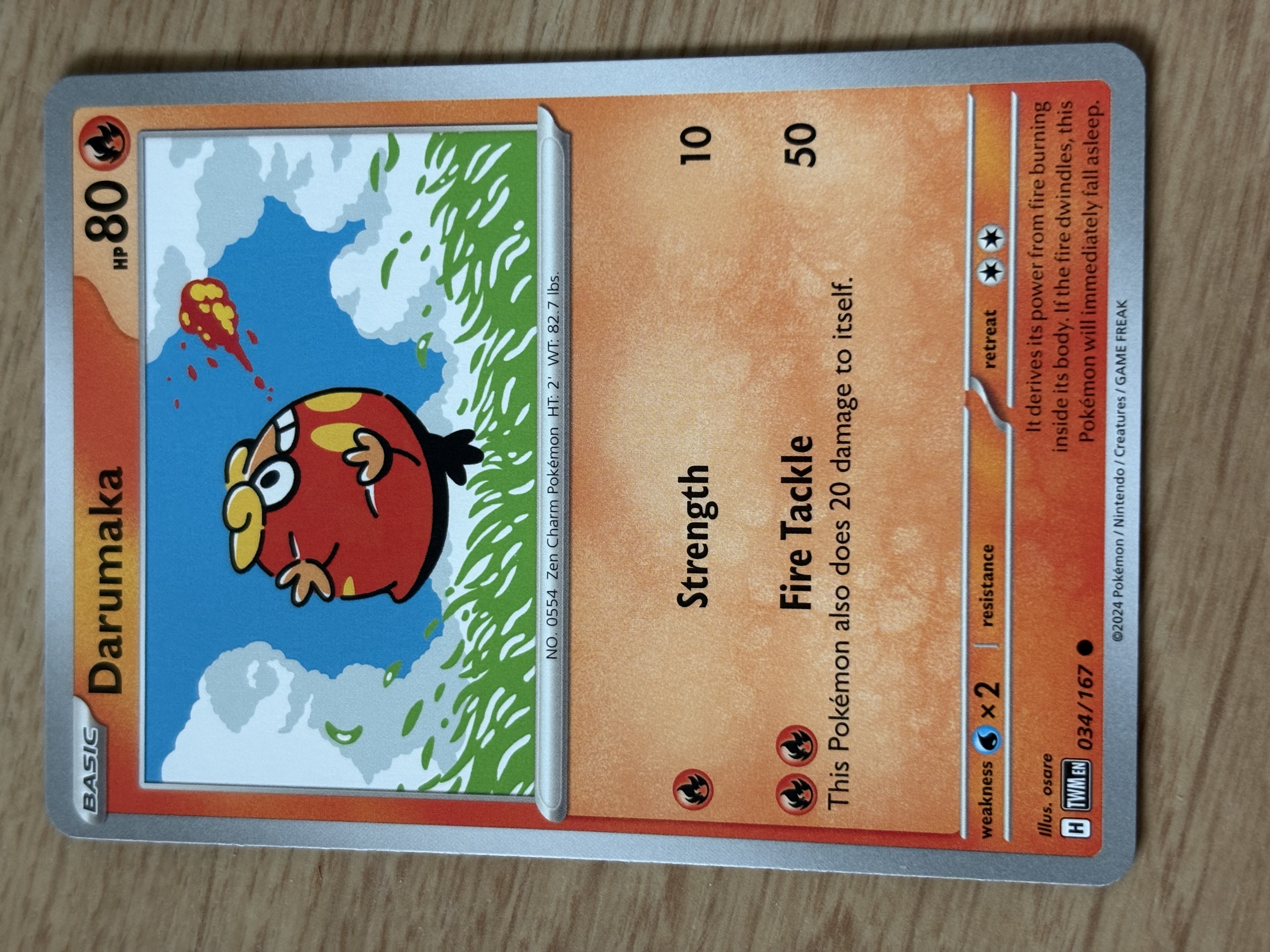 Darumaka - 2024 - HP 80 - 034/167 - V