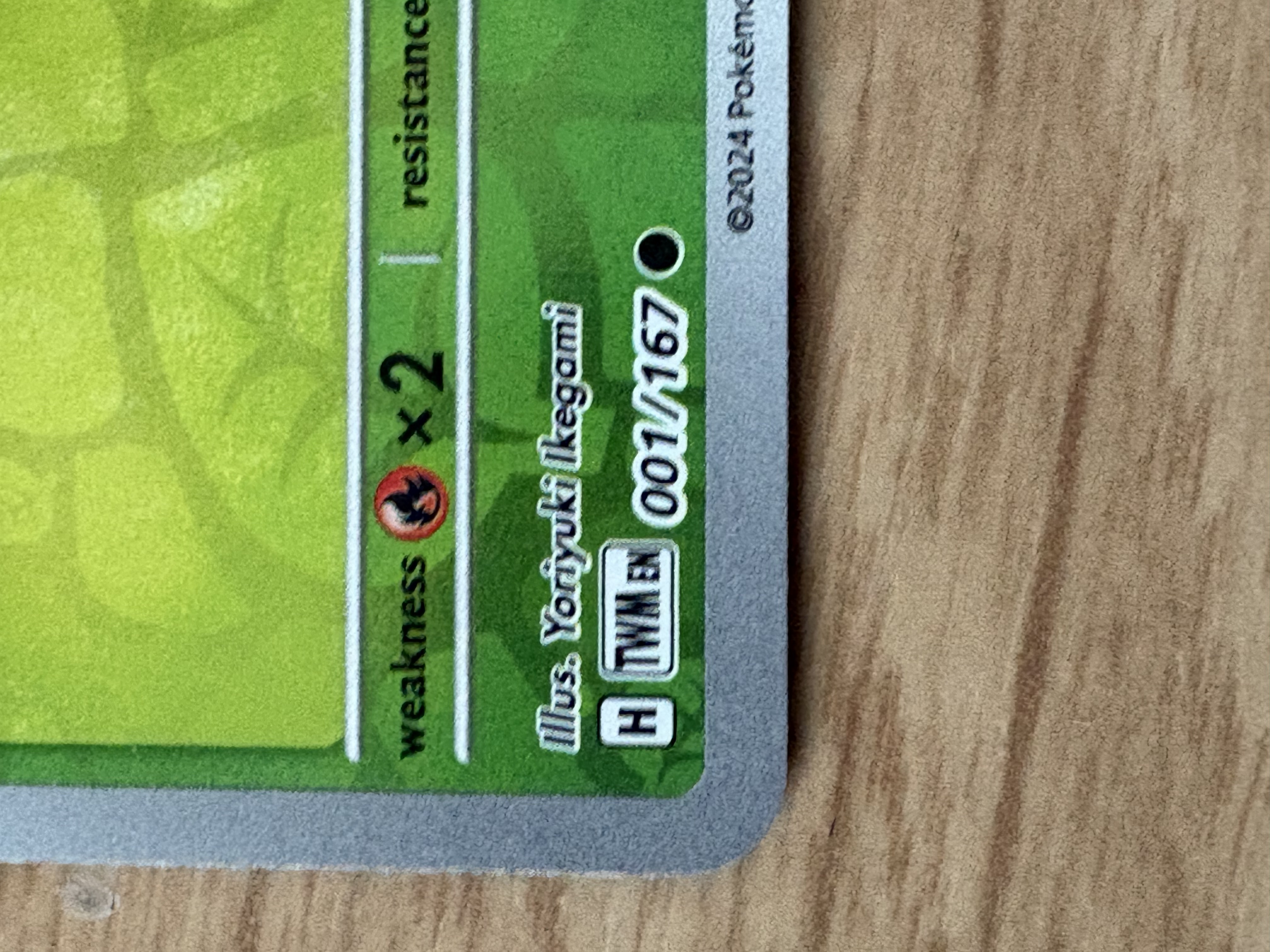Tangela - 2024 - HP 80 - 001/167 - V