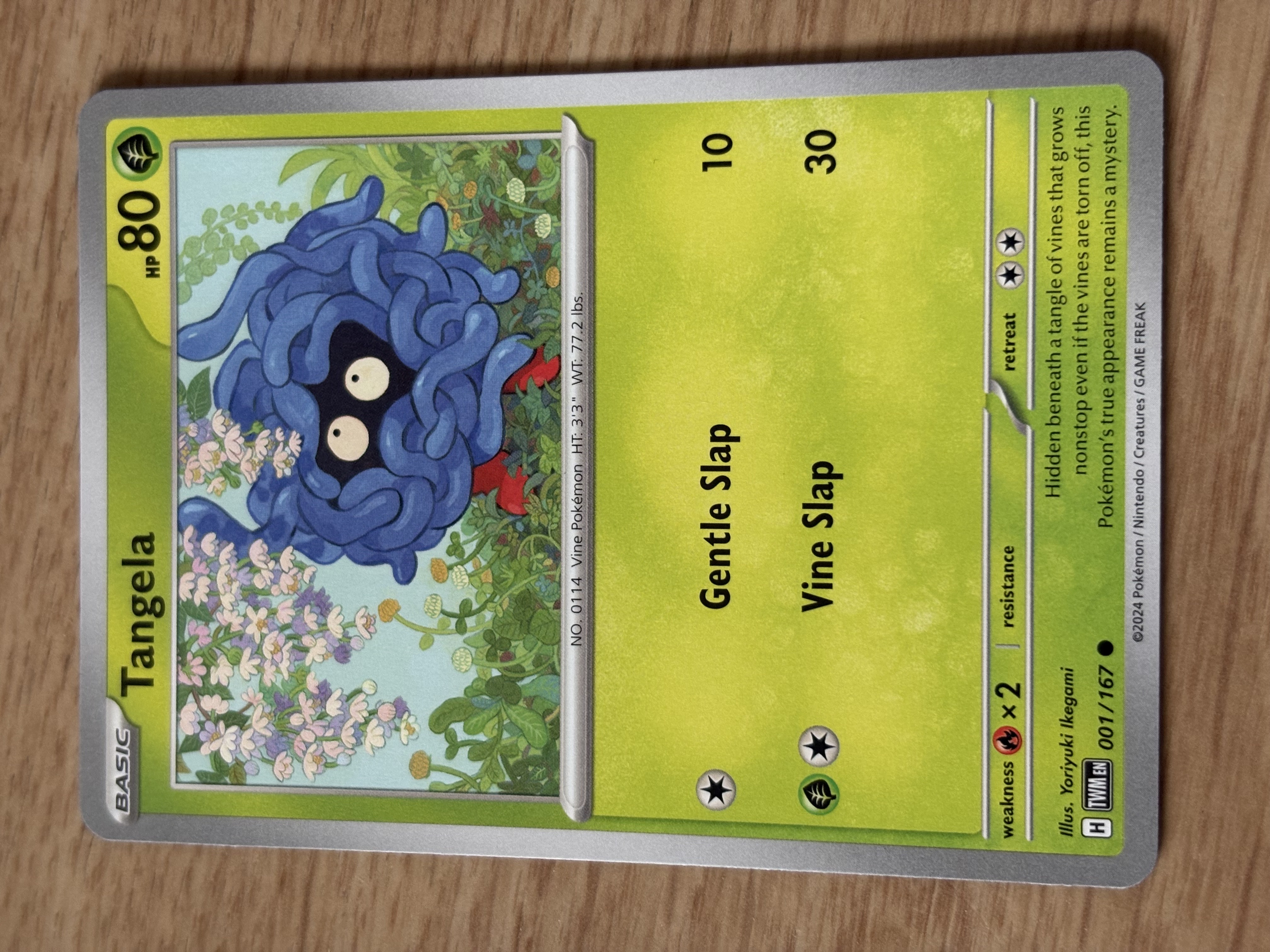 Tangela - 2024 - HP 80 - 001/167 - V
