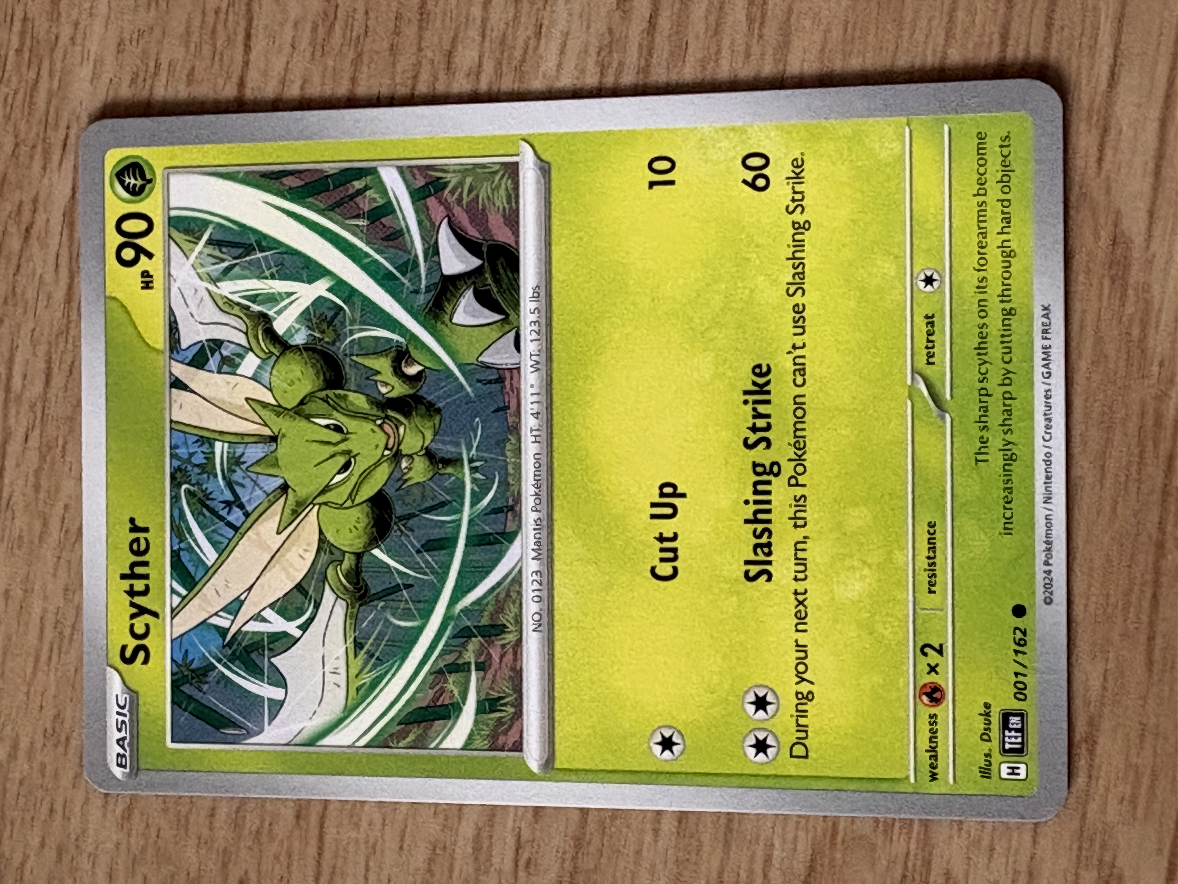 Scyther - 2024 - HP 90 - 001/162 - V