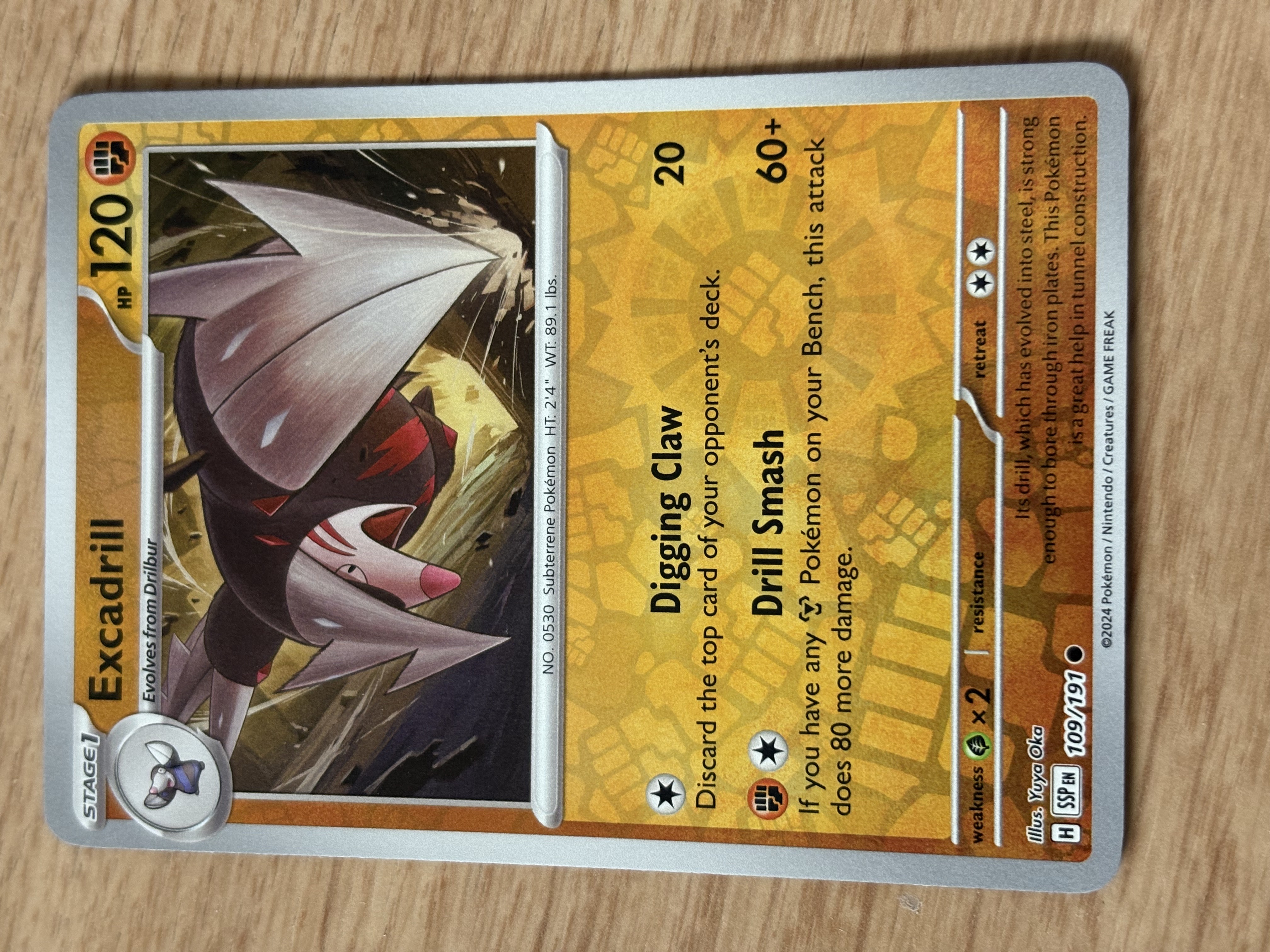 Excadrill - 2024 - HP 120 - 109/191 - V