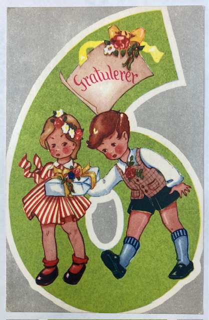 COUCHERON  Gratulerer 6 år