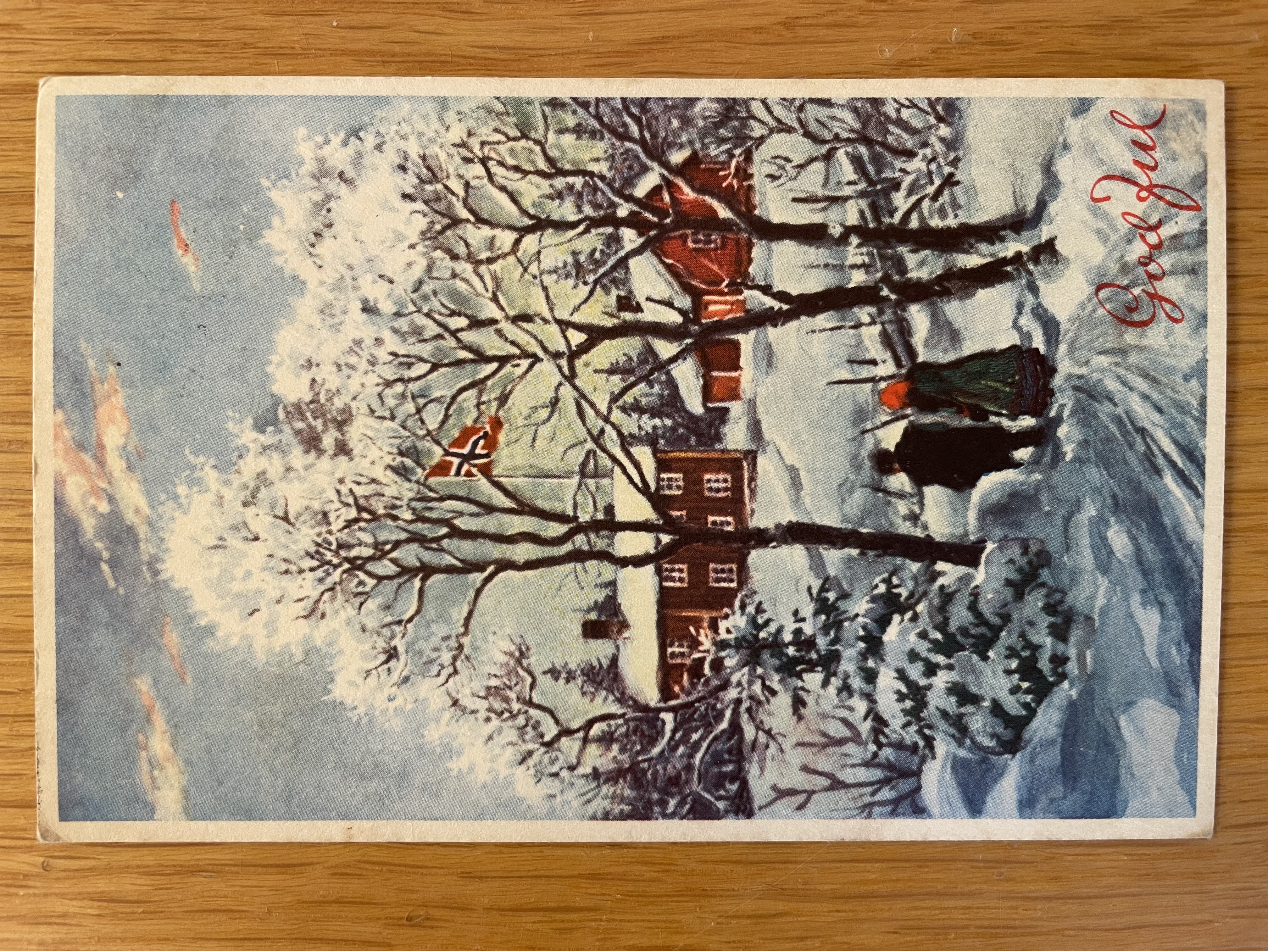 På vei til julebesøk