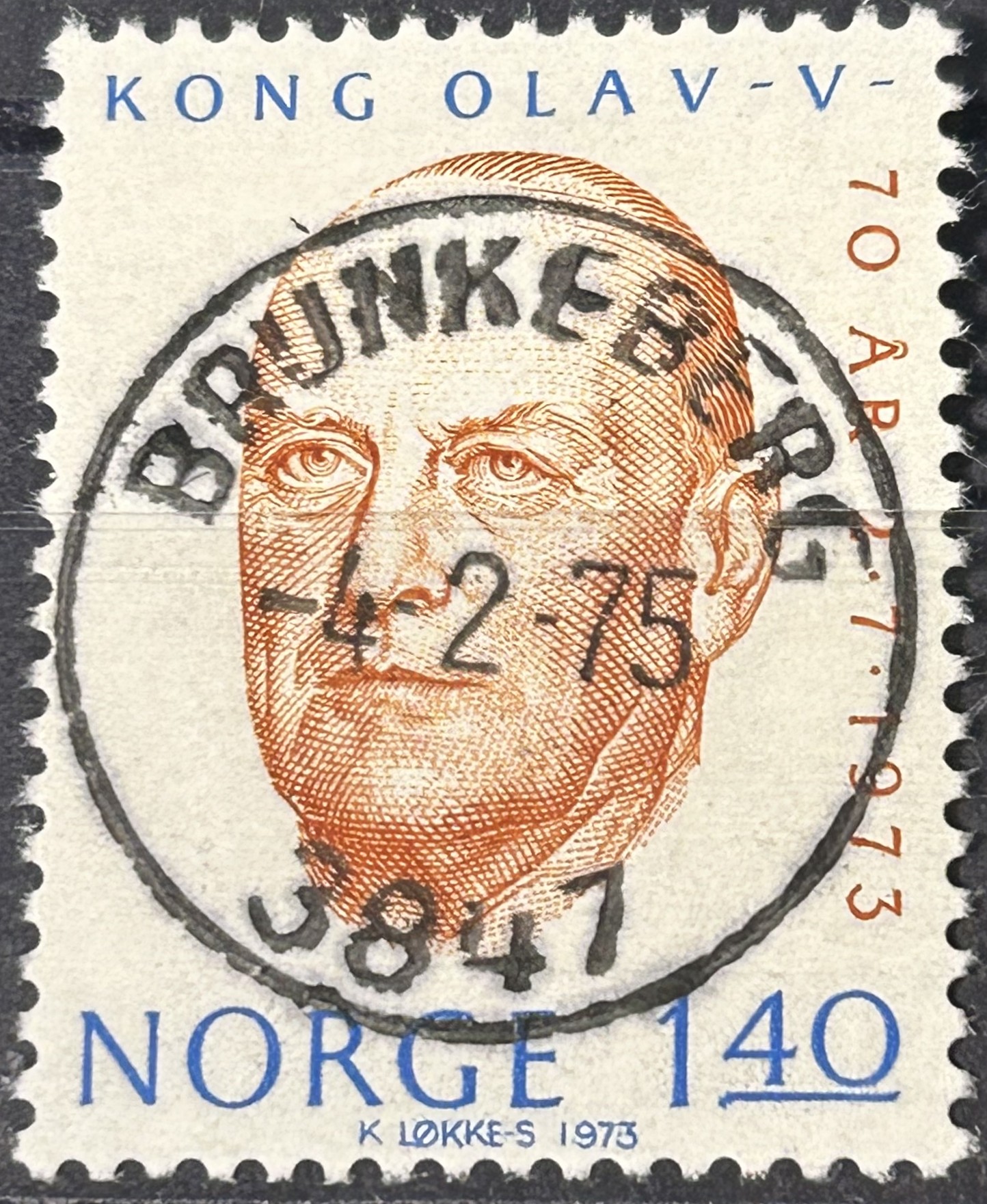 NK 713. PRAKT=BRUNKEBERG 4-2-75=