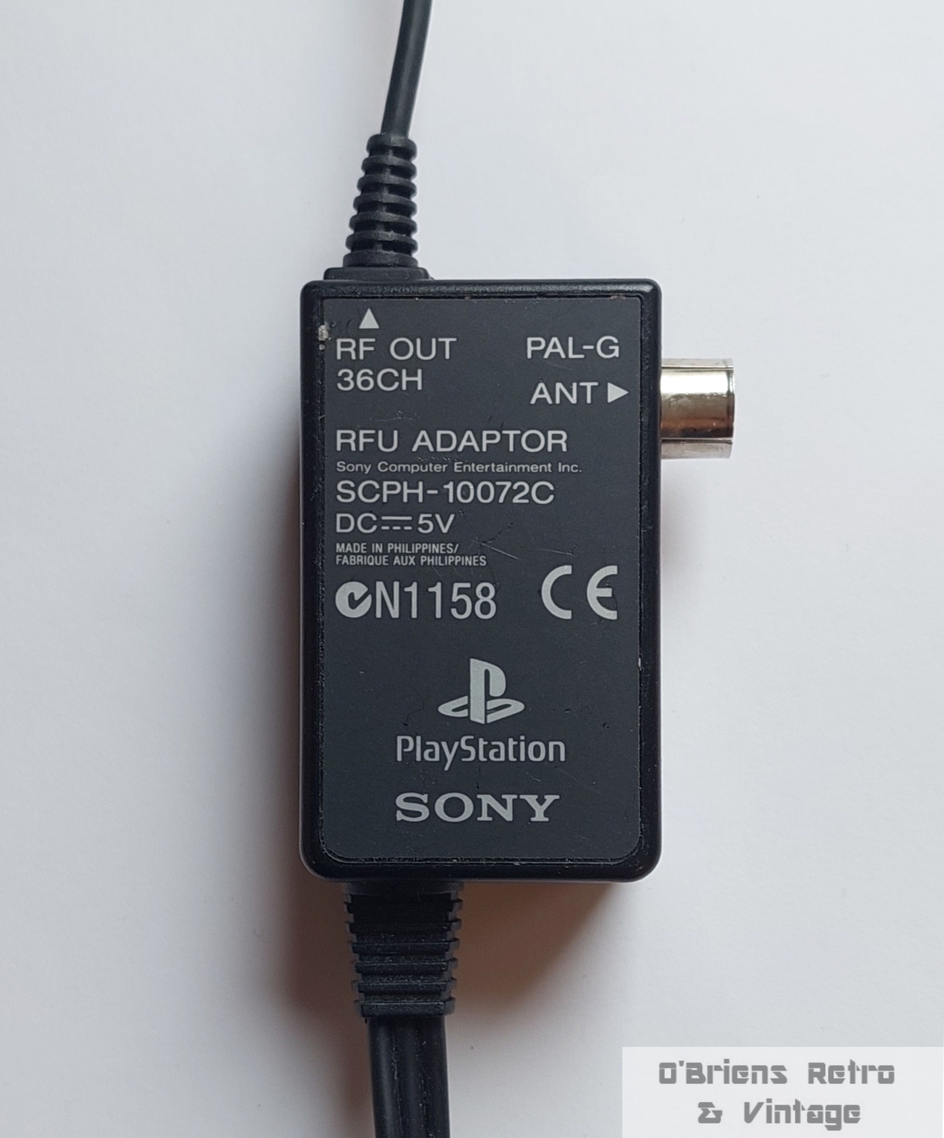 Sony PlayStation RFU Adapter SCPH-10072C - PAL-G - Retro TV-tilkobling