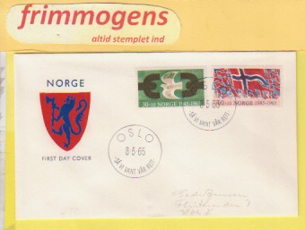 Frigjøringen, Norge FDC NK 562-63 (48871)