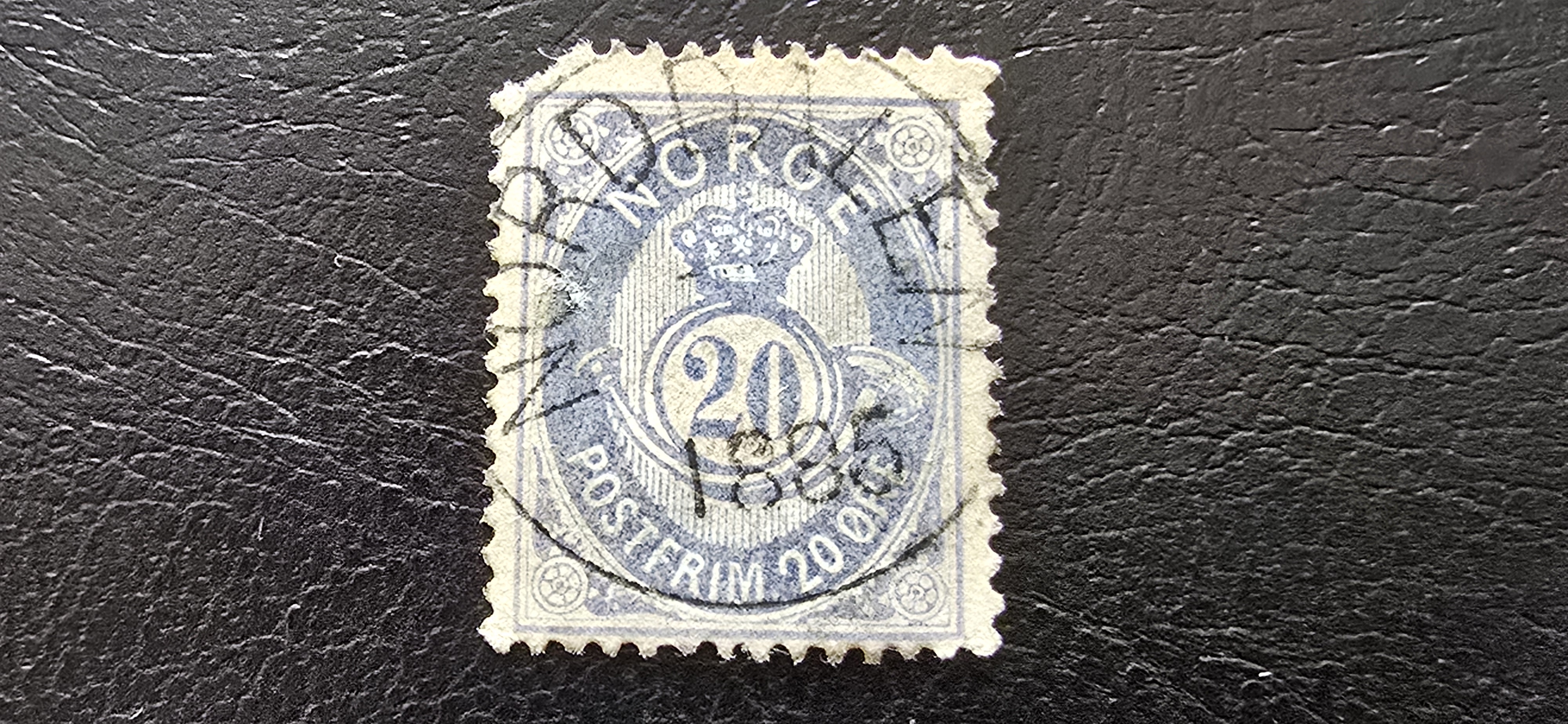 NORDDALEN 1885 20øre PH MØRE 6PUNKT LUKEFYLL
