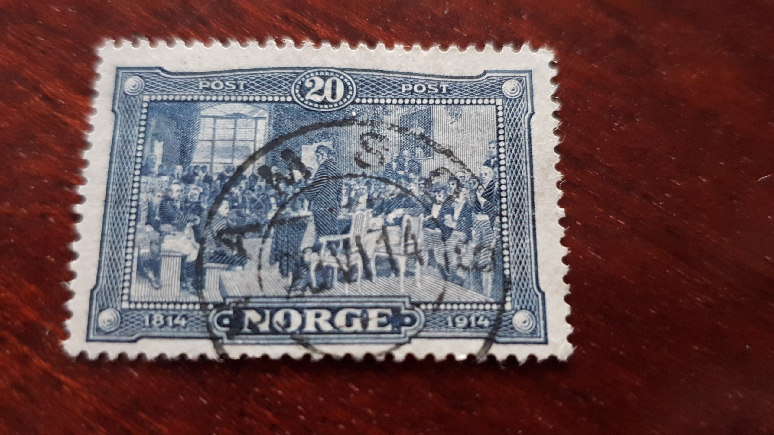 NAMSOS 29VI14 NORD-TRØNDELAG NK 116 20ØRE GRUNNLOVSJUB