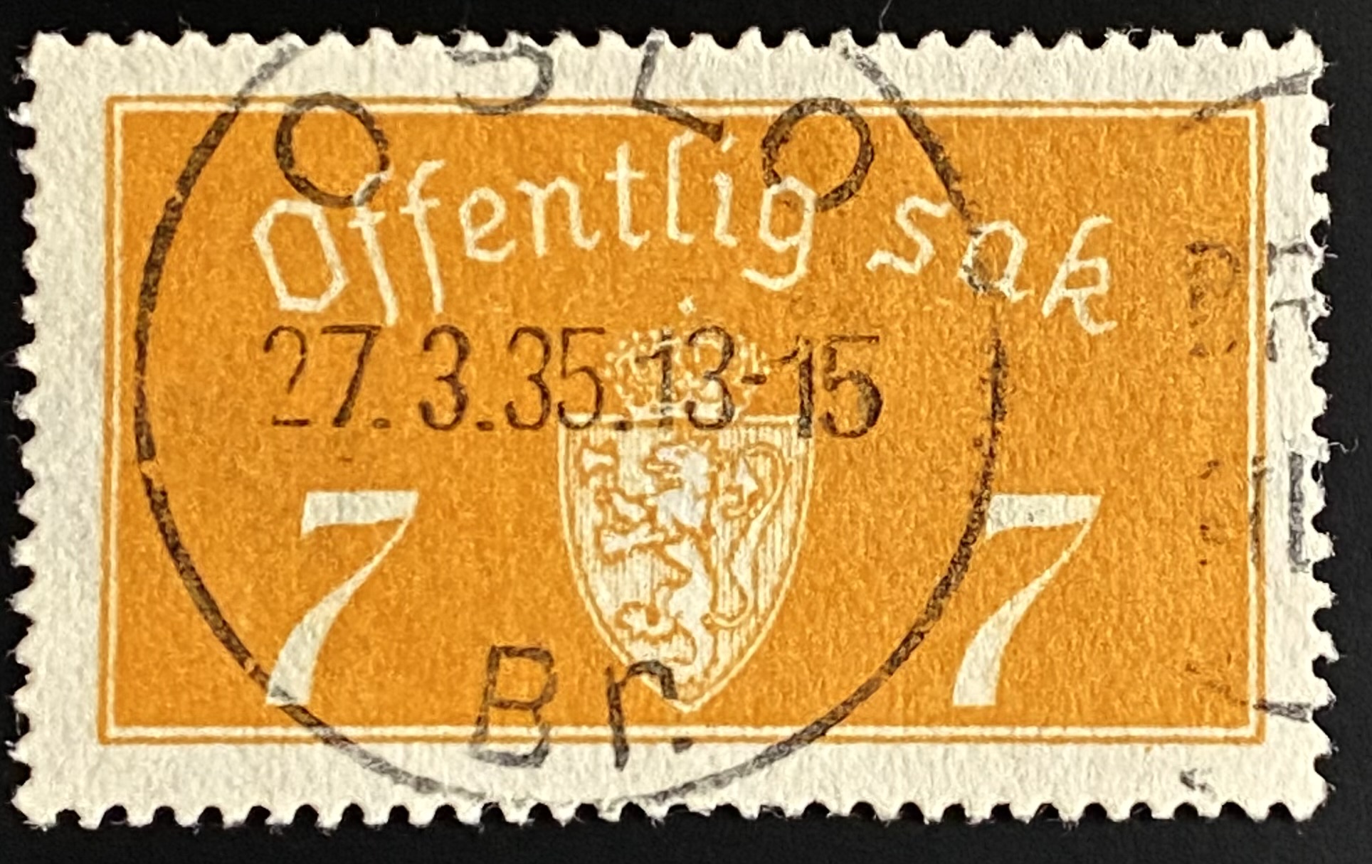 NK T11 Oslo 27.3.35