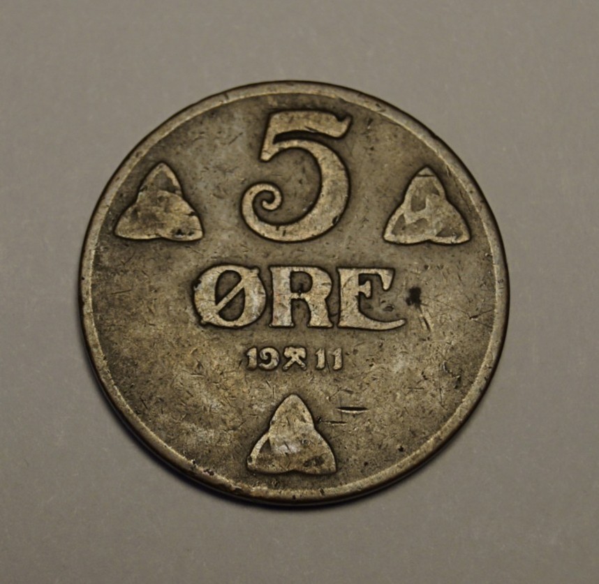 5 øre 1911   (5783)