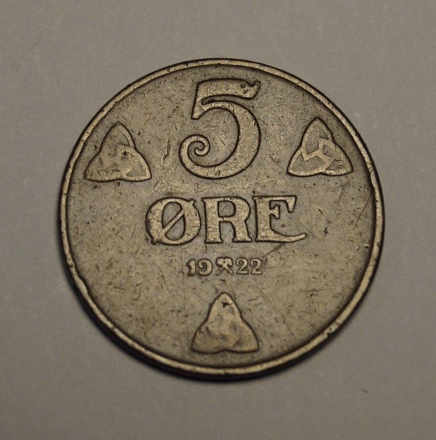 5 øre 1922   (5786)