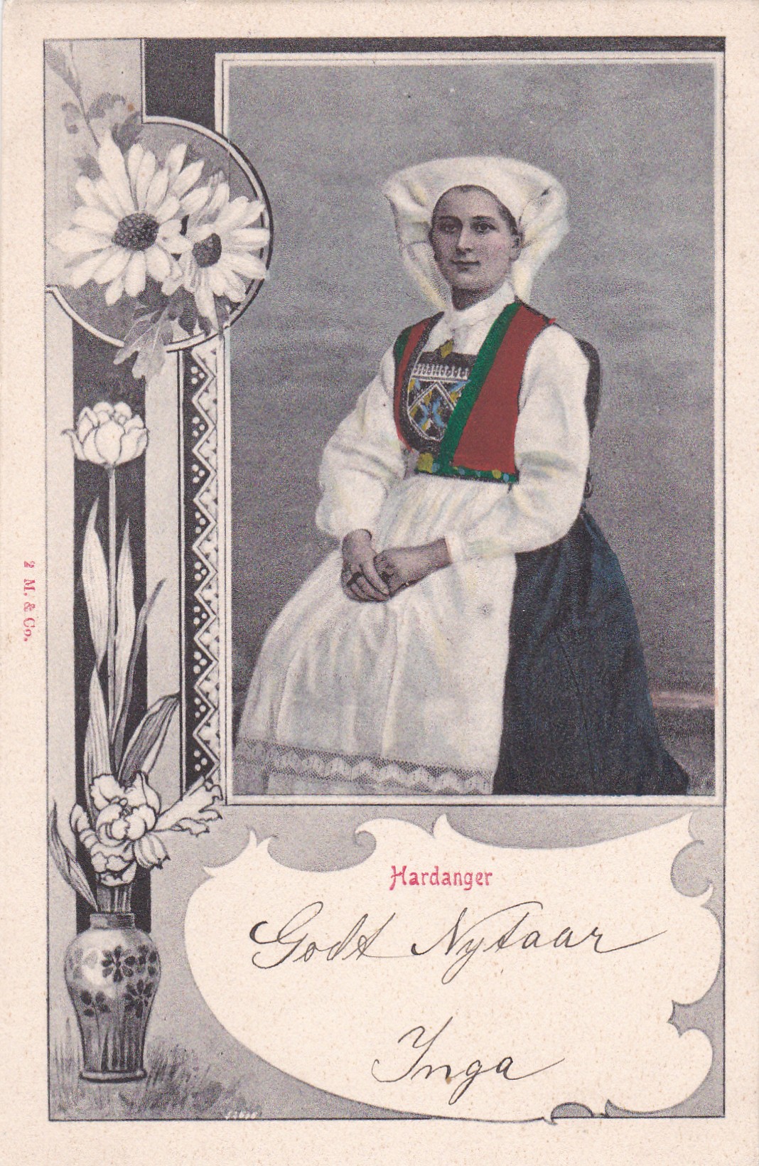 Dame i bunad fra Hardanger ( M & Co 2 )