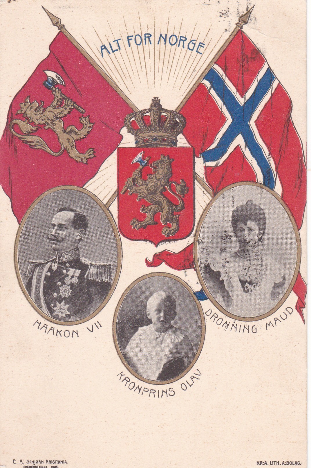Alt for Norge: Kongefamilien ( E.A.Schjørn )
