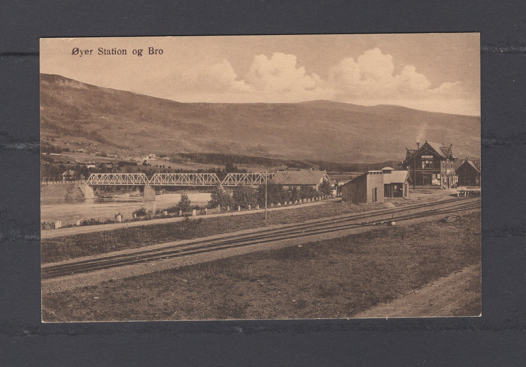 Øyer station. G.B. 50 ubrukt