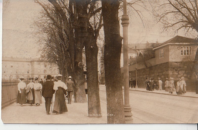 ( 09) KRISTIANIA - FRA DRAMMENSVEIEN 1909