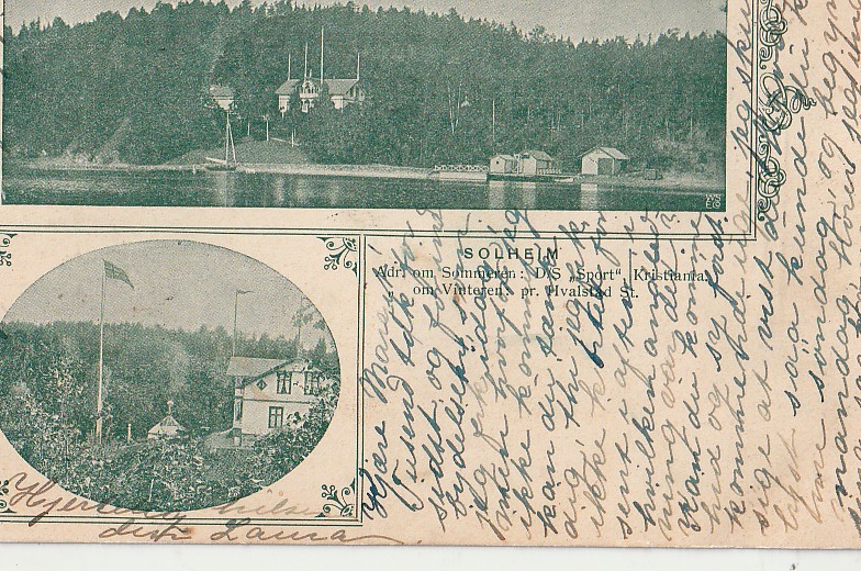 (12)   SOLHEIM  PR. HVALSTAD - 1906