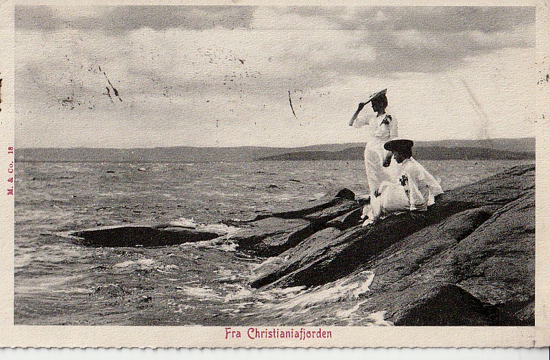 (13)  FRA  CHRISTIANIAFJODEN -  1908